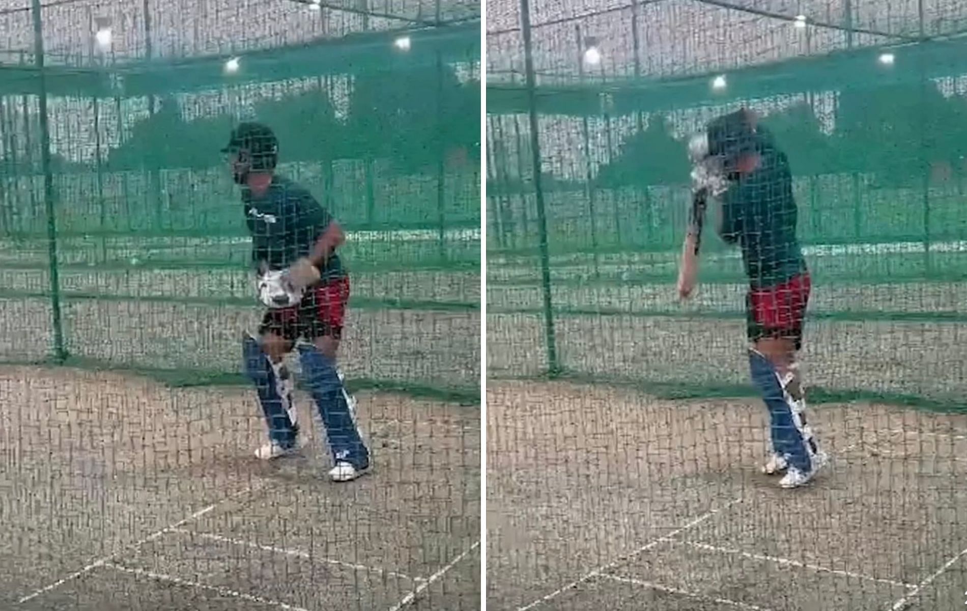 Shikhar Dhawan during a practice session. (Pics: Instagram)