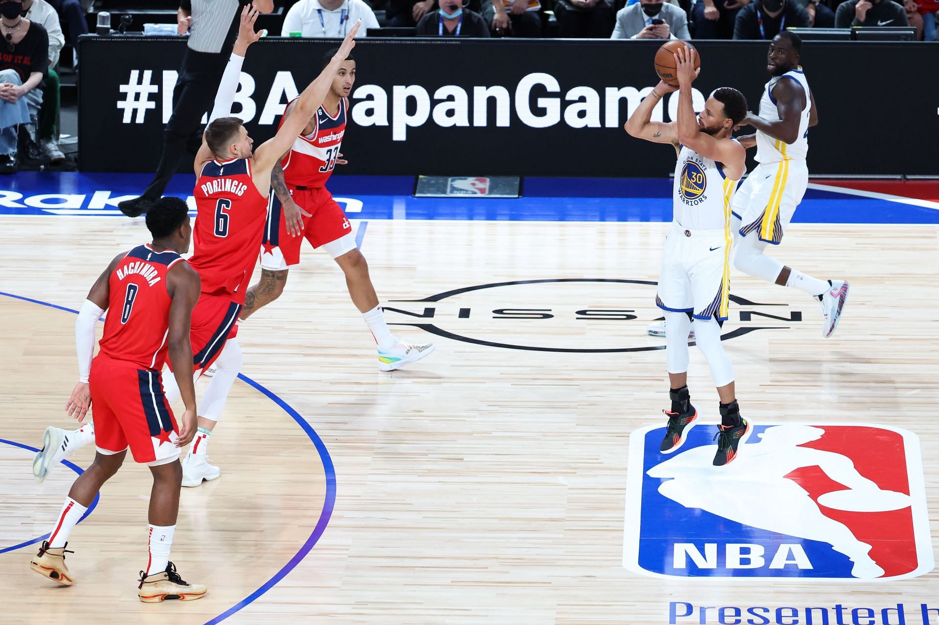 Steph Curry against the Washinton Wizards