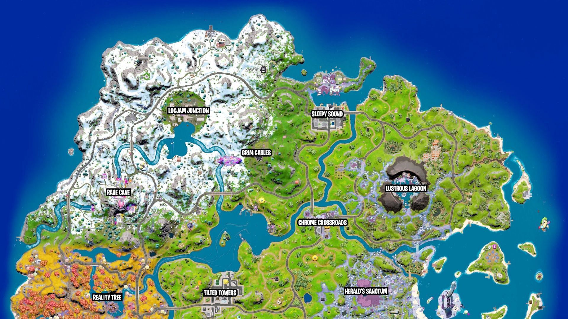 Fortnite Servers Map