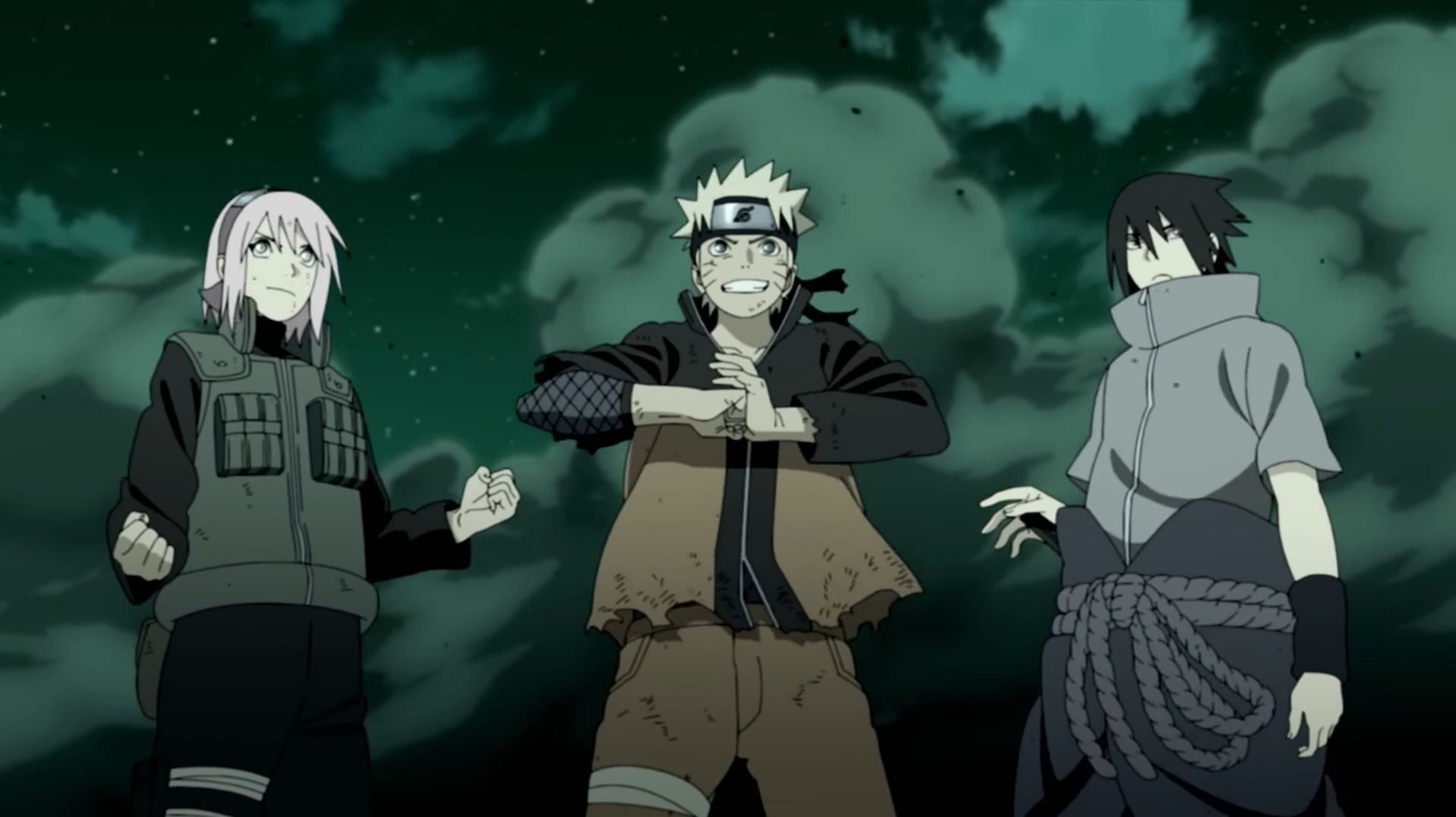 Team 7 in the reanimation (Image via Studio Pierrot)