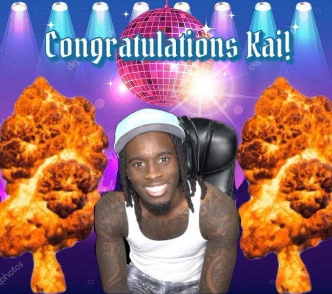 Kai Cenat breaks yet another milestone by hitting 100K subs on Twitch