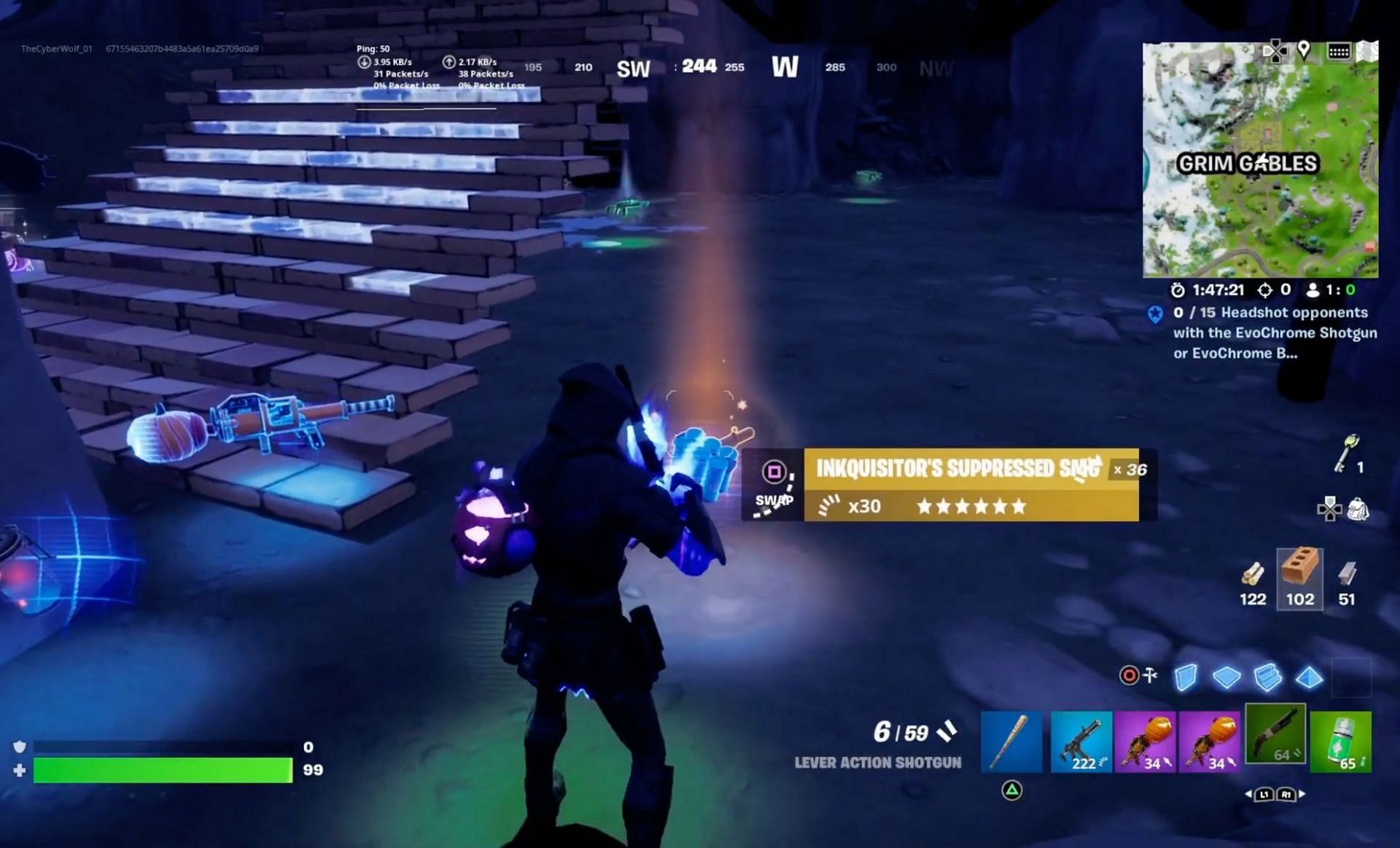 The new Mythic SMG (Image via Gaming Fire Wolf on YouTube)