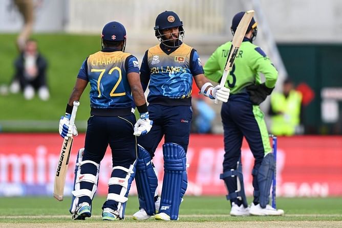 T20 World Cup में श्रीलंका की जबरदस्त जीत, आयरलैंड को आसानी से हराया