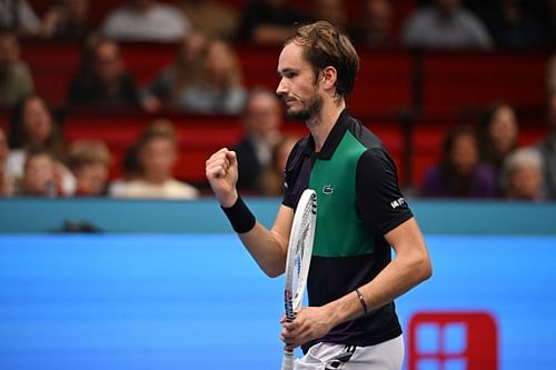 Daniil Medvedev at the 2022 Erste Bank Open.