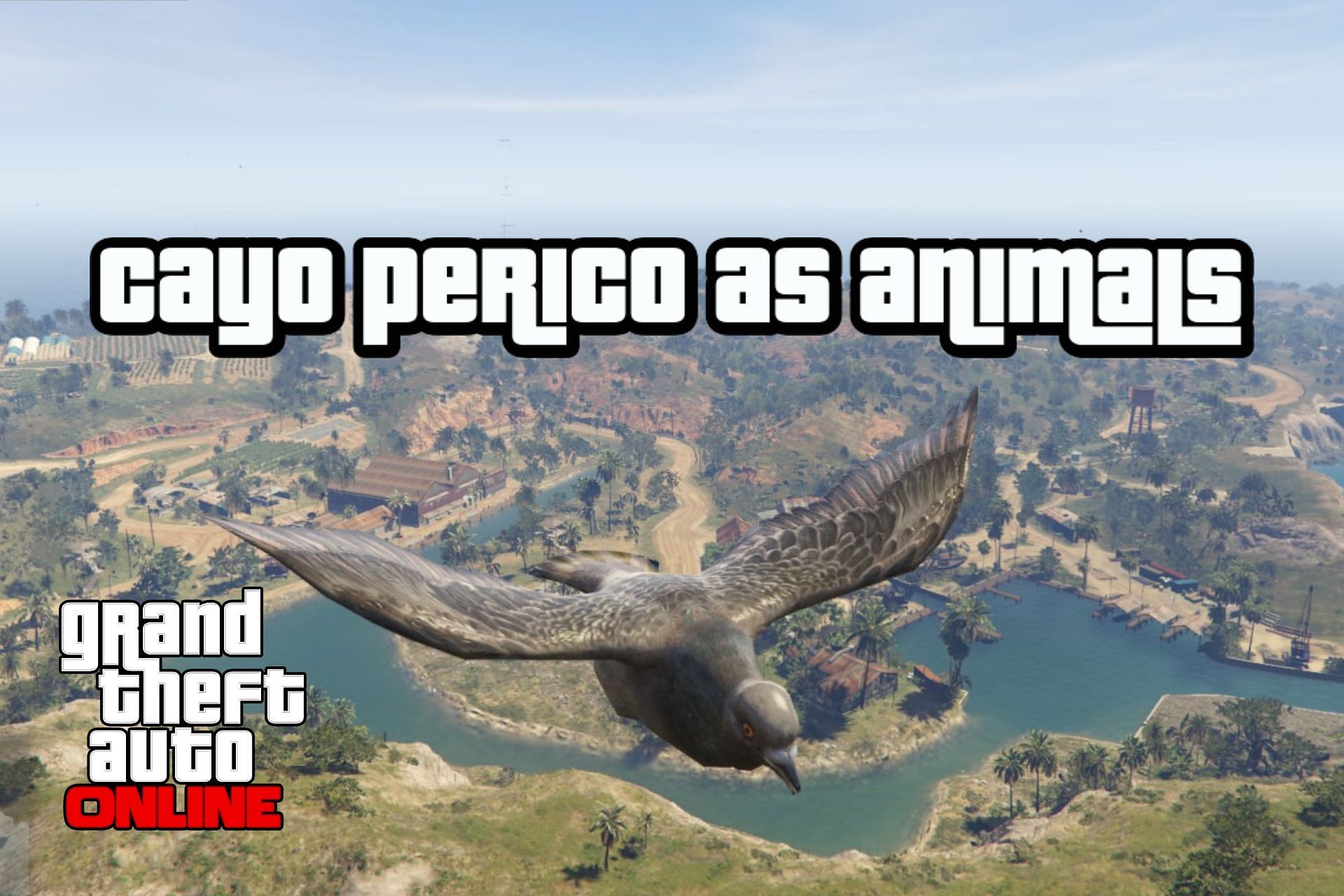 Visiting the Cayo Perico island as animals is the newest trend in GTA Online (Image via Twitter)