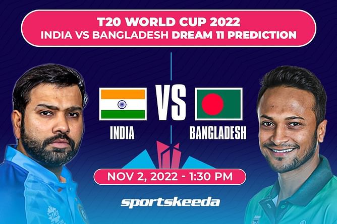 IND vs BAN Dream11 Prediction: Fantasy Cricket Tips, Today's Playing 11, Player Stats, Pitch Report for ICC Men's T20 World Cup 2022, Match 35