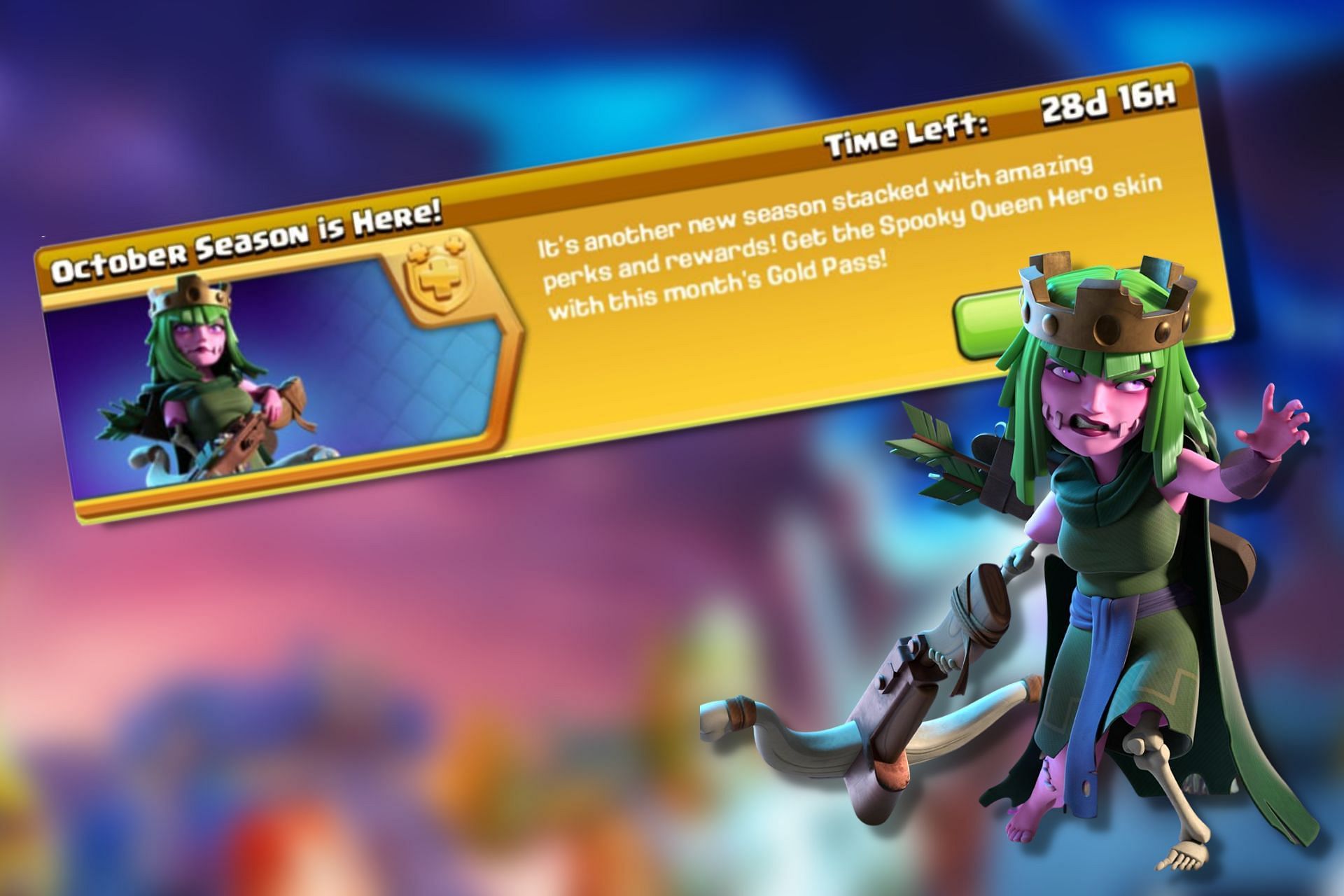 October Seasonal Challenges Rewards, Hero Skins, and more in Clash of Clans