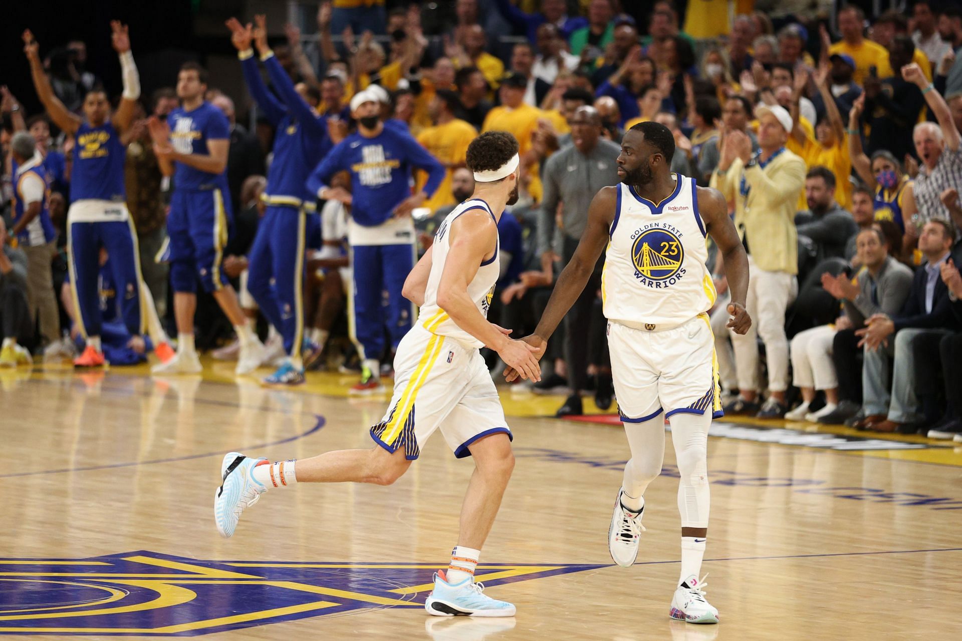 Draymond Green had a couple of disappointing performances in the 2022 NBA Finals (Image via Getty Images)