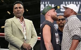 What did Oscar De La Hoya say about Jake Paul vs. Anderson Silva?