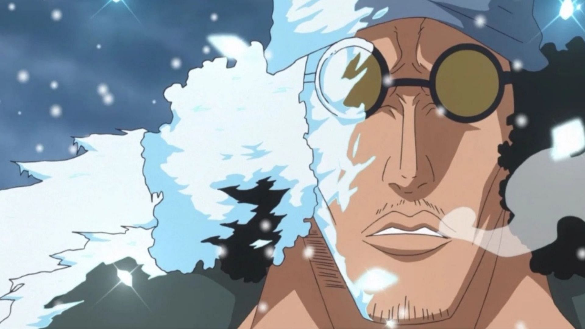 Kuzan as seen in One Piece anime (Toei Animation)