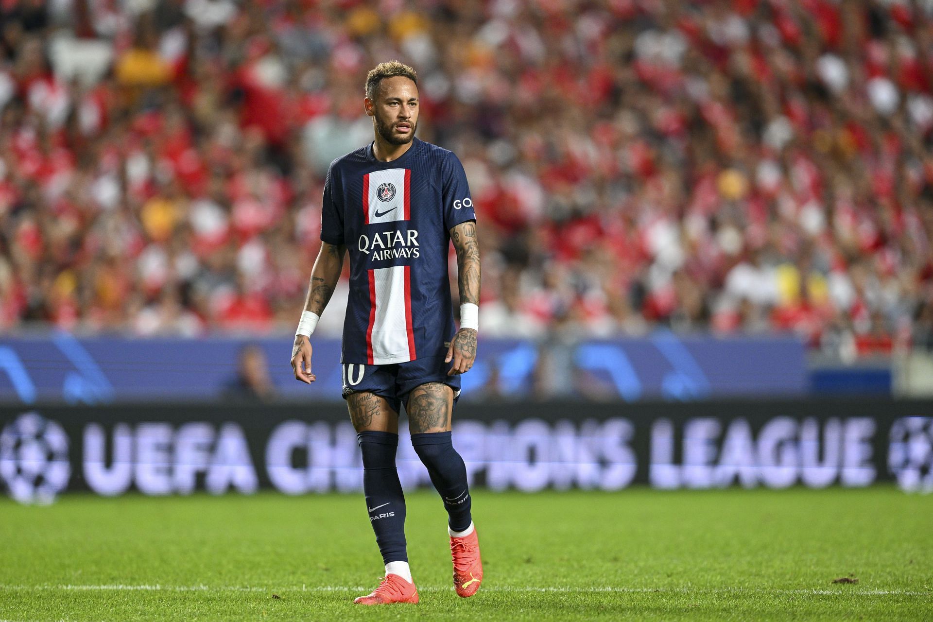 Neymar - SL Benfica v Paris Saint-Germain: Group H - UEFA Champions League 2022-23