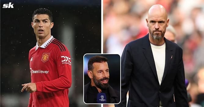 “I’m sorry about that” - Ruud van Nistelrooy bursts into laughter as he declines to comment on Erik ten Hag decision to drop Cristiano Ronaldo for Chelsea game