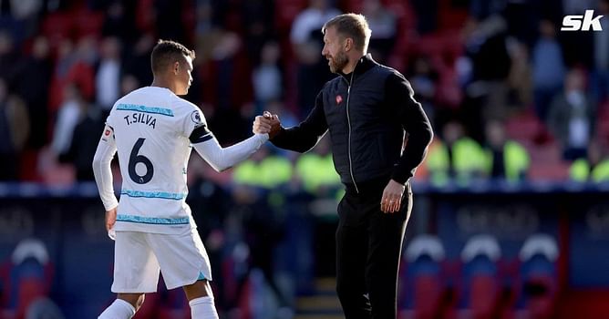 “It’s a close one, I can understand Patrick’s frustration” – Graham Potter admits Chelsea star Thiago Silva got ‘saved’ from being sent off in win over Crystal Palace