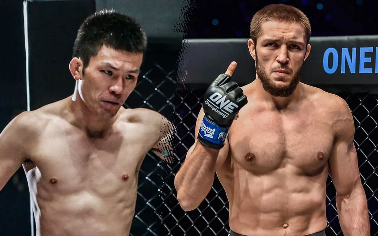 Shinya Aoki and Sayagid Izagalhmaev | Image courtesy of ONE