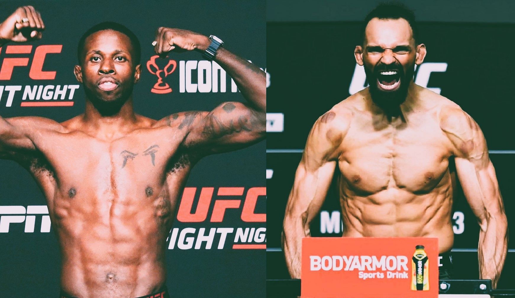 Randy Brown (left) and Michel Pereira (right) [Images via @mmamania &amp; @michelpereiraufc on Instagram]