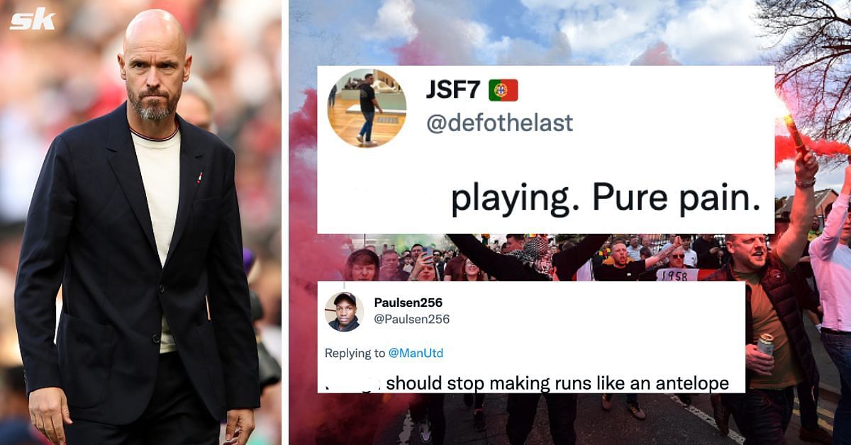 Manchester United fans are unhappy with the inclusion of an attacker in the lineup against West Ham who has zero goals in the Premier League this season