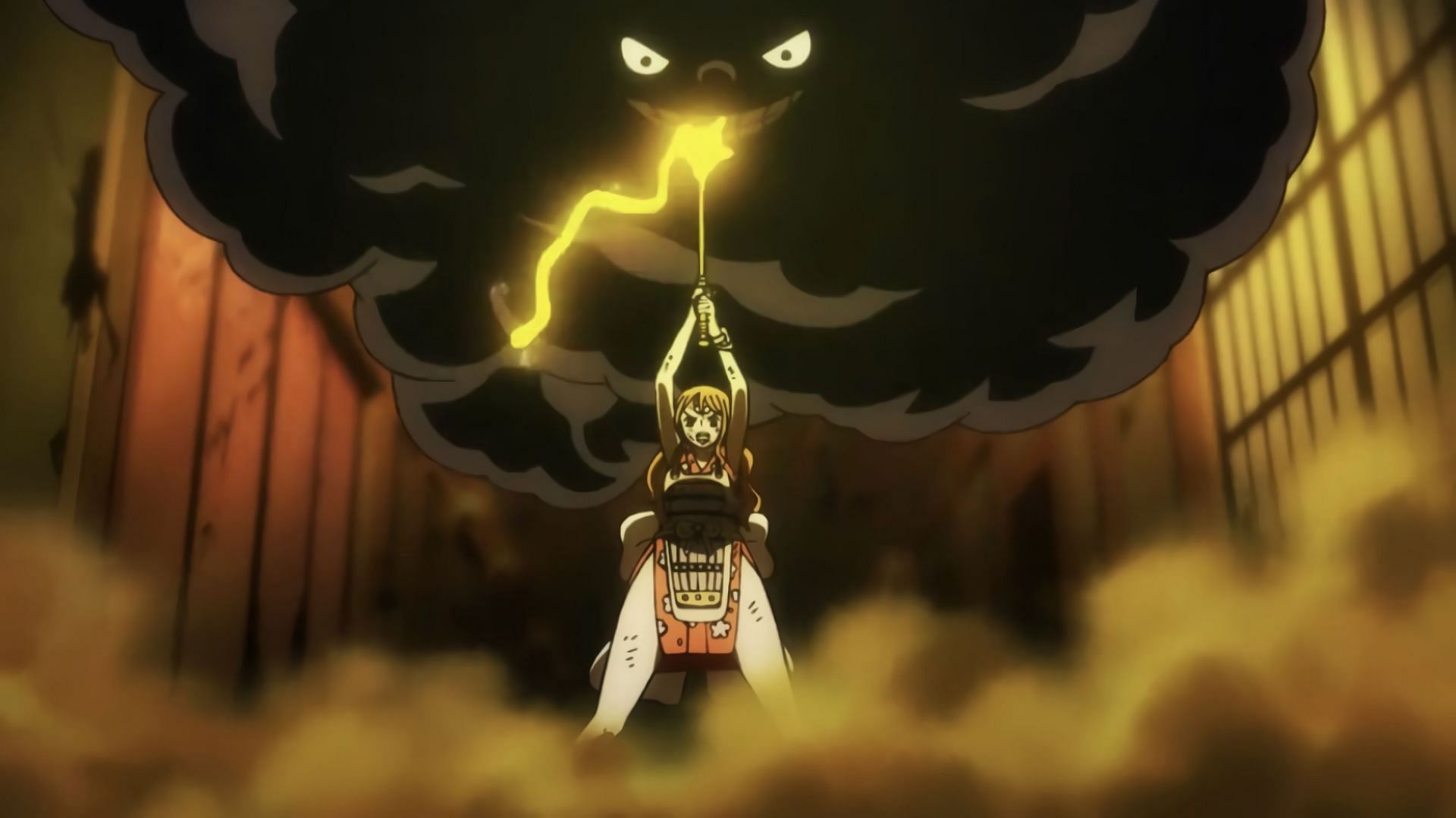 Nami Und Zeus In One Piece Folge 1038 (Bild Via Toei Animation)