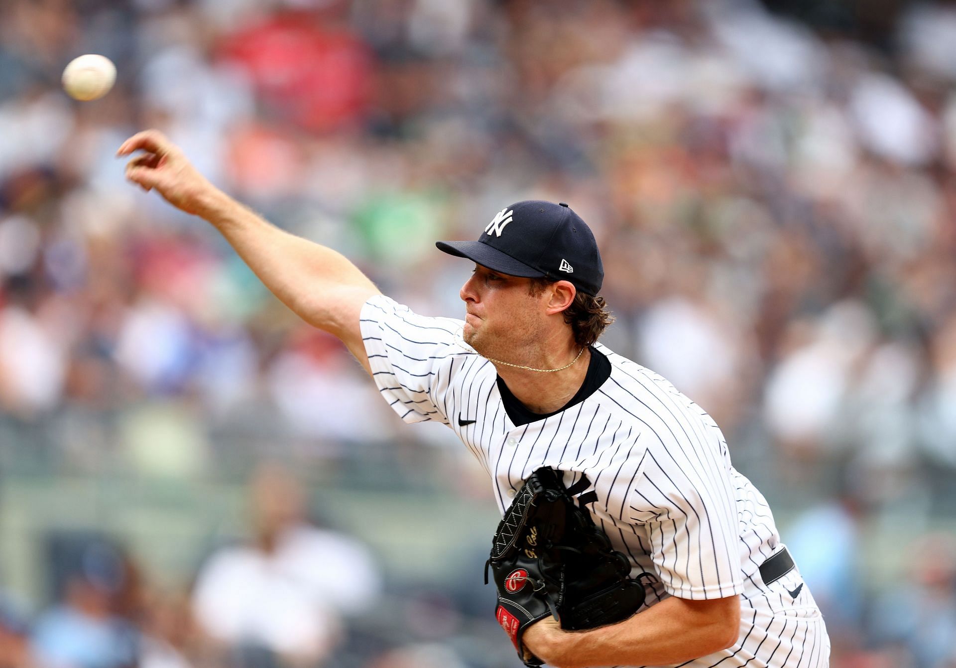 Behind solid start from Gerrit Cole, Yankees take opener from Guardians