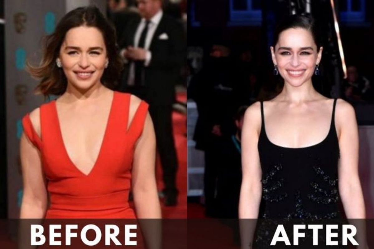 Emilia clarke breast size