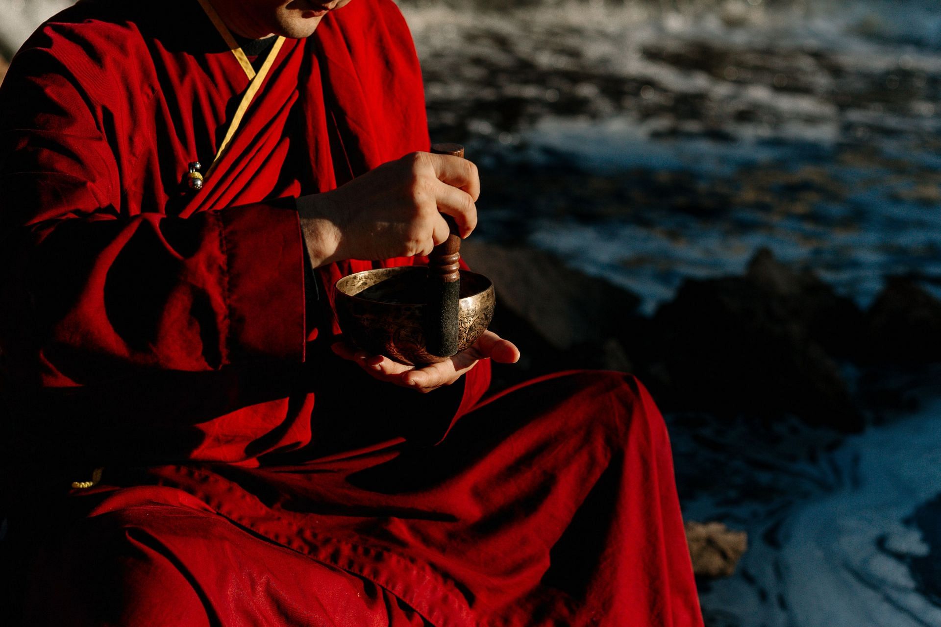 You don&#039;t necessarily have to become a monk to chant and reap benefits. (Image via Pexels/ Cotton bro)