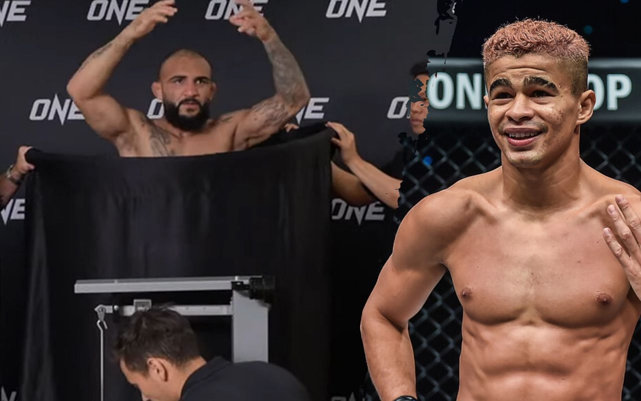 John Lineker (left) and Fabricio Andrade (right). [Photos ONE Championship]