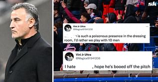 "Hope he's booed off the pitch" "I'd rather we play with 10 men" - PSG fans destroy 'poisonous' superstar as he's named in starting XI for Benfica clash