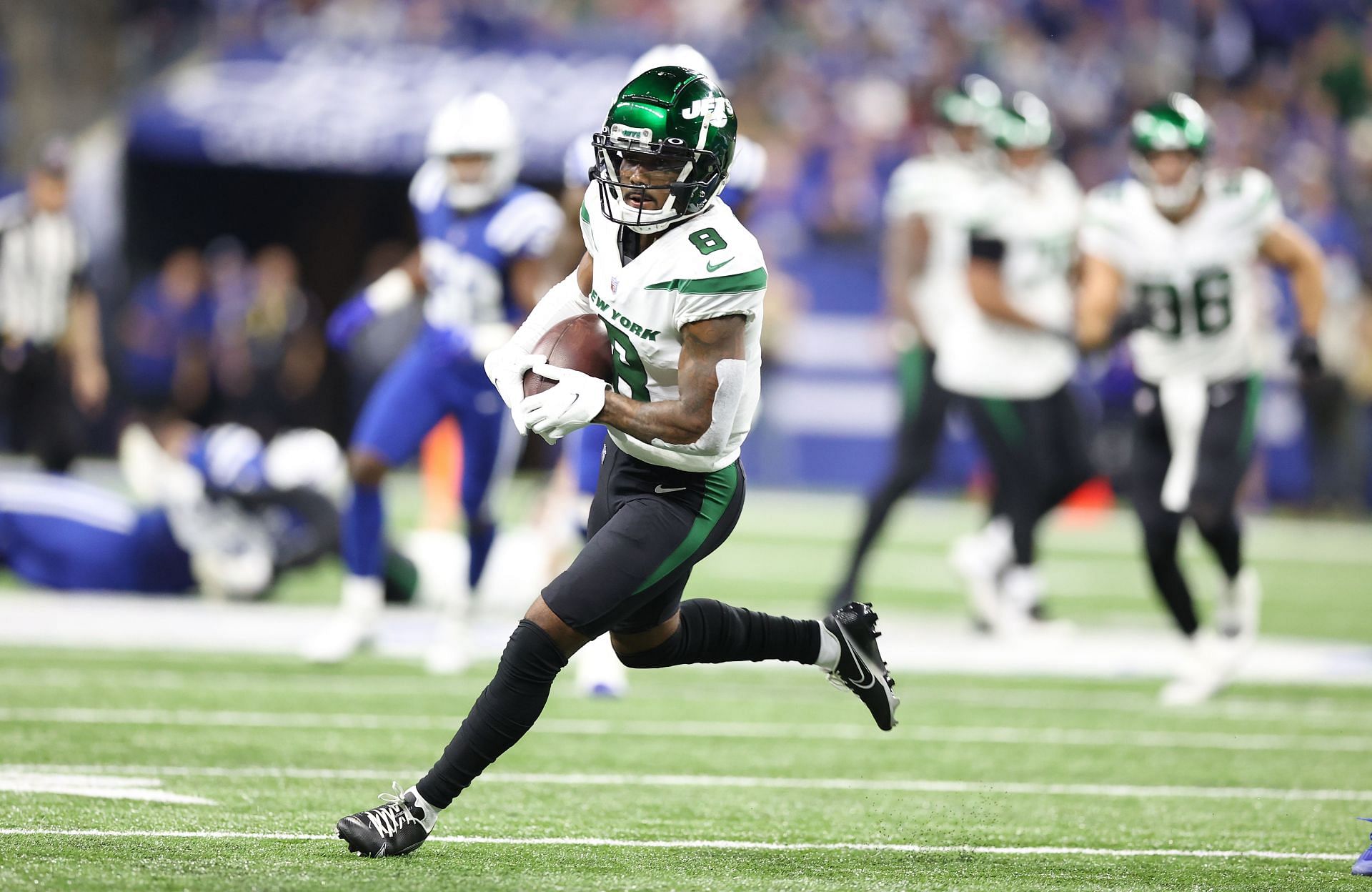 Elijah Moore talks Jets trade after another unproductive game: 'I