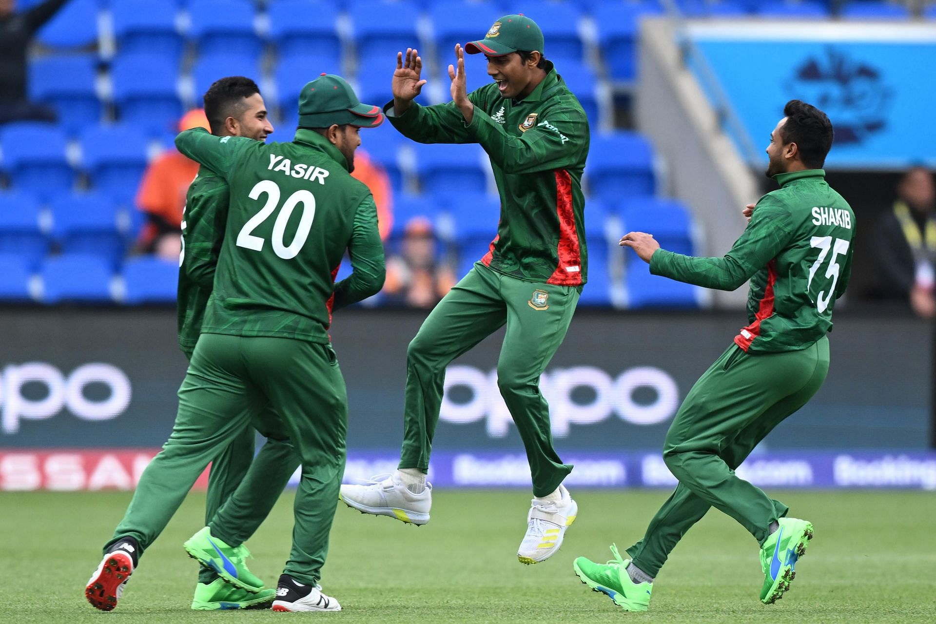 Bangladesh won by nine runs in their first Super 12 fixture. (Credits: Twitter)