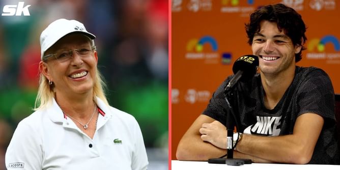"You're not done yet" - Martina Navratilova reacts to Taylor Fritz breaking into top 10 of ATP rankings
