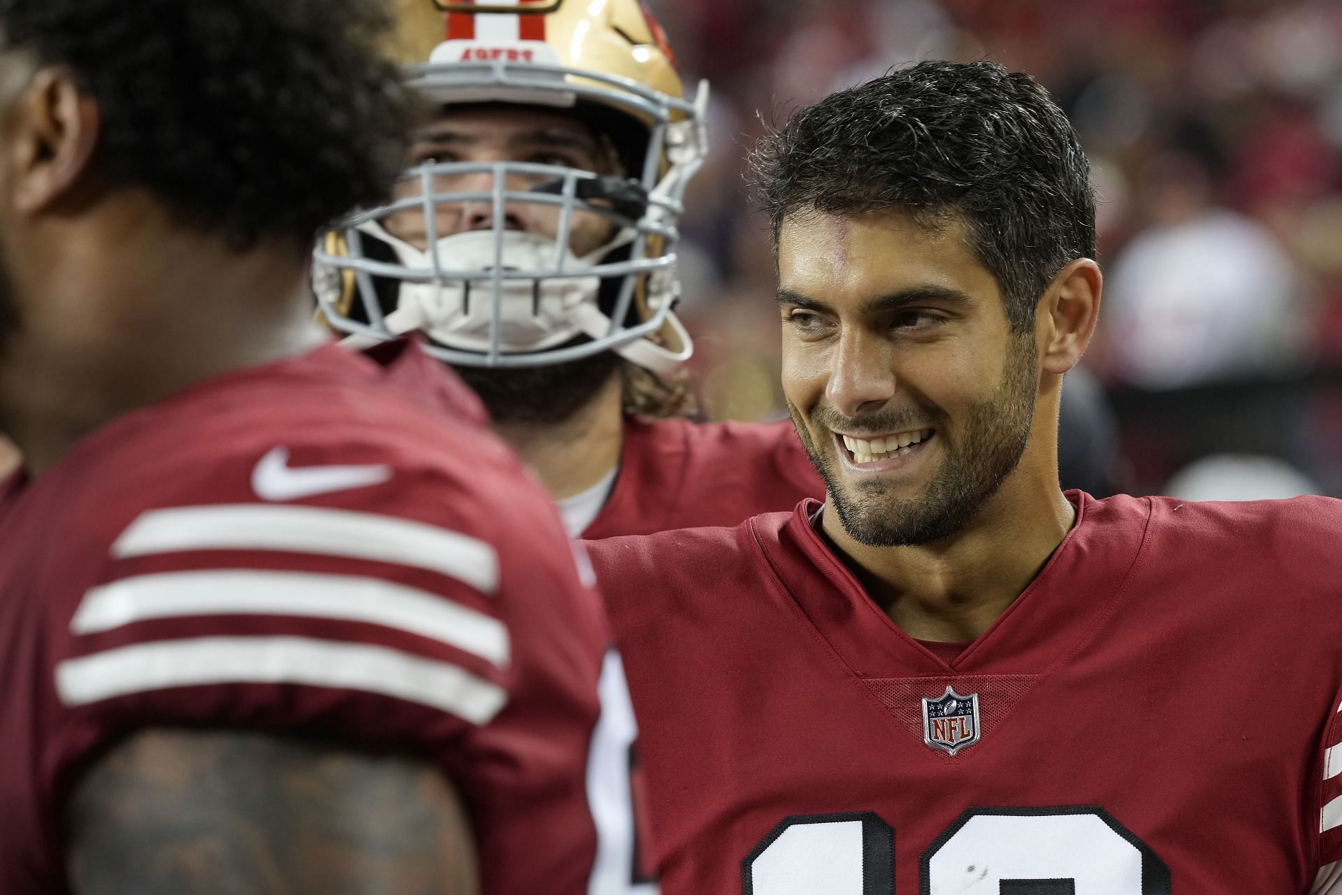 Garoppolo can&#039;t run like Trey Lance, so naturally needs more receiving targets