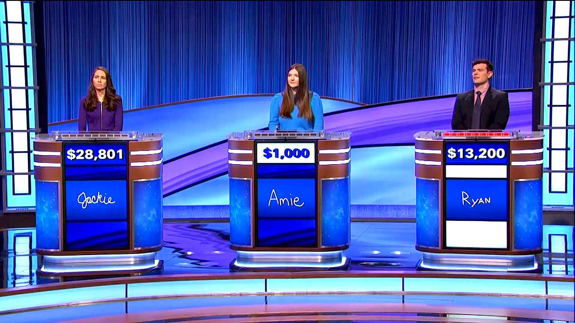 A still from Jeopardy! (Image via @Jeopardy/Instagram)