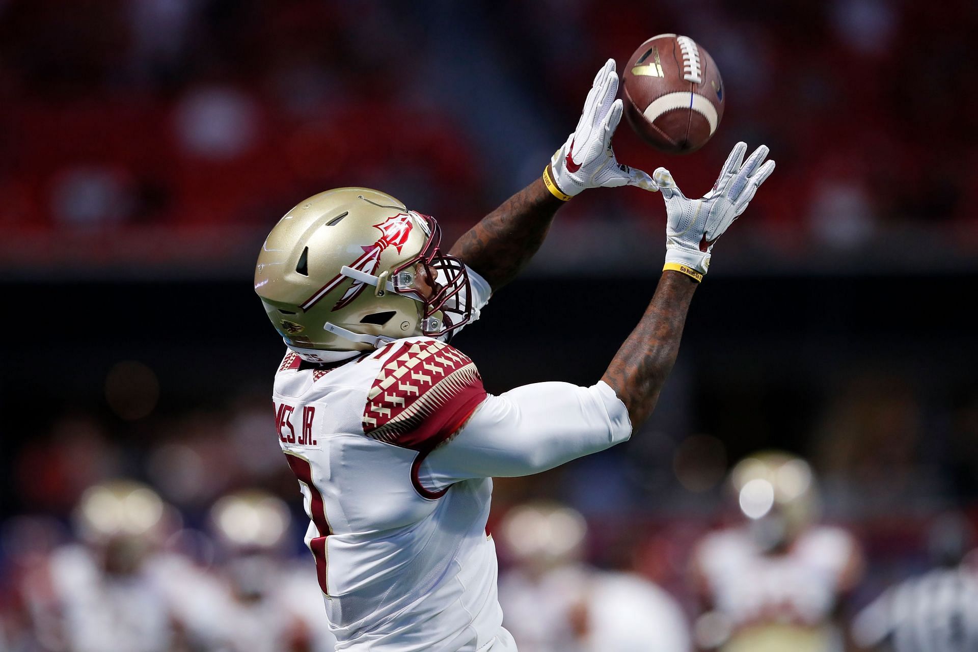 Derwin James in action for the Seminoles - Alabama v Florida State