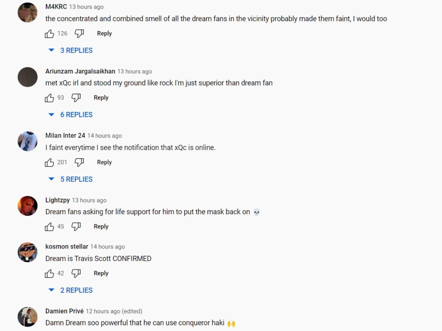 “Eight people fainted by just looking at him” - xQc reveals Dream fans ...