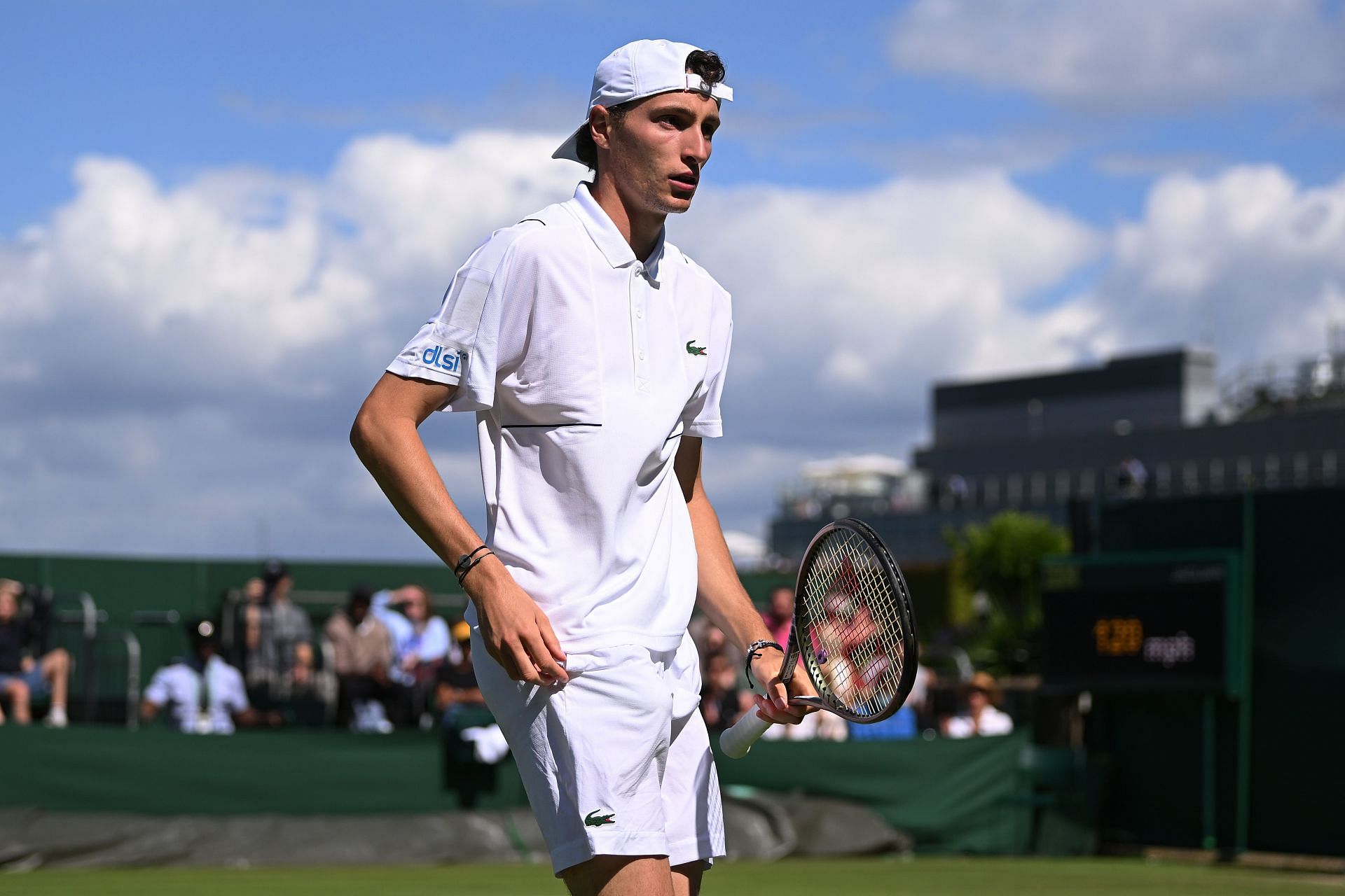 Ugo Humbert at the 2022 Wimbledon Championships.