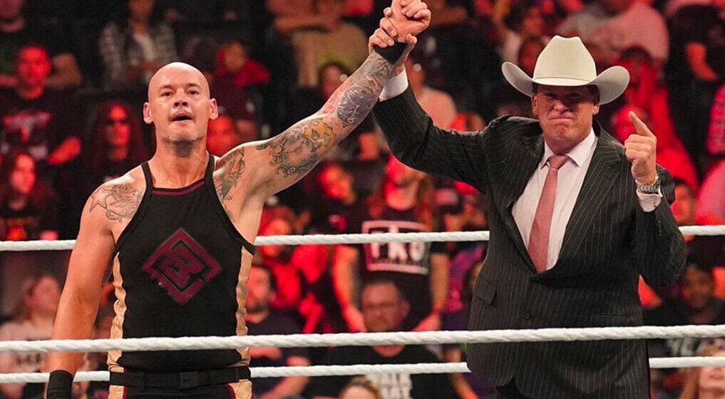 WWE Hall of Famer JBL and Baron Corbin