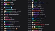 Twitch chat reacting to the night terrors (Image via xQc/Twitch)