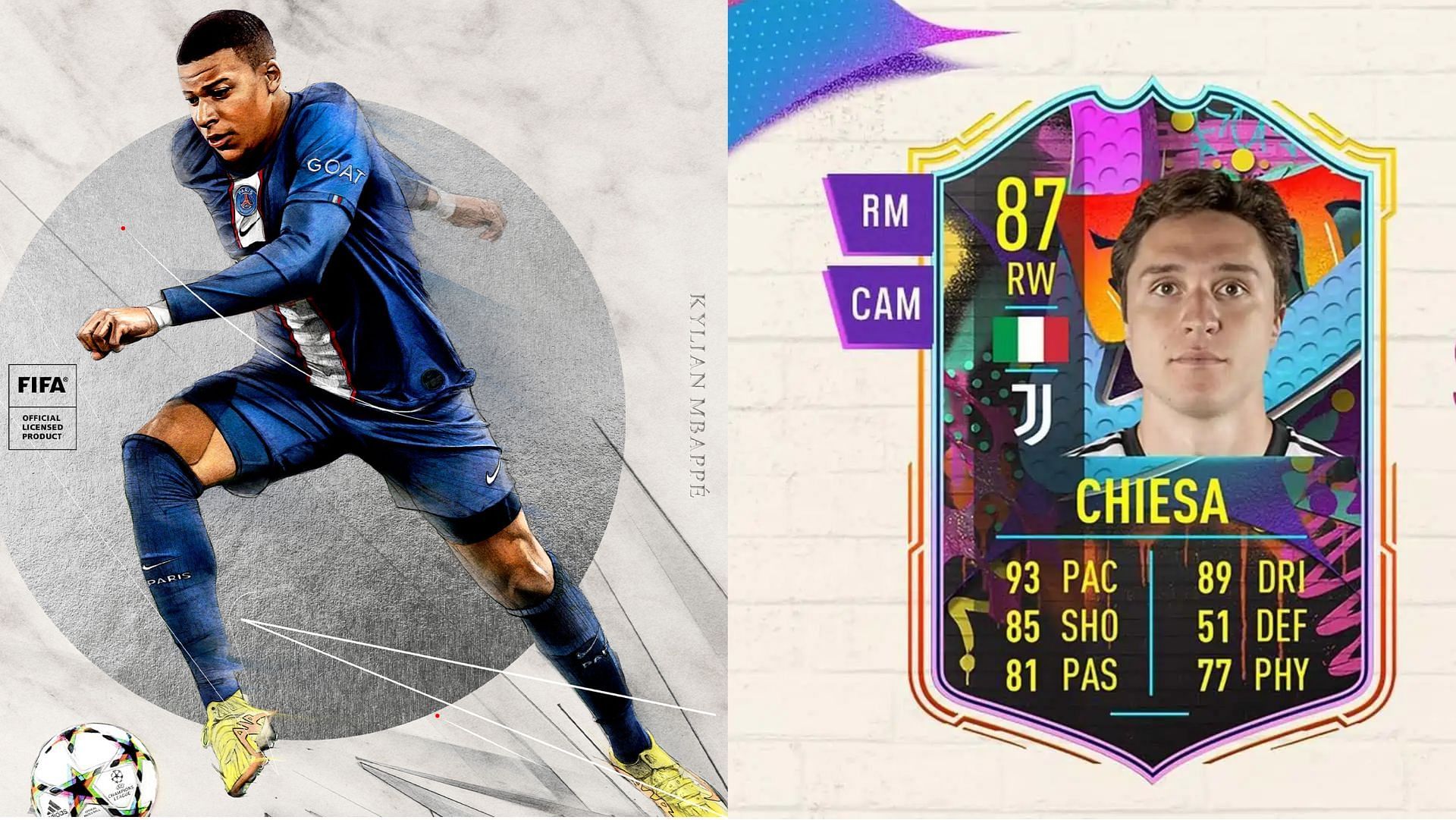 Federico Chiesa SBC is now live in FIFA 23 (Images via EA Sports)