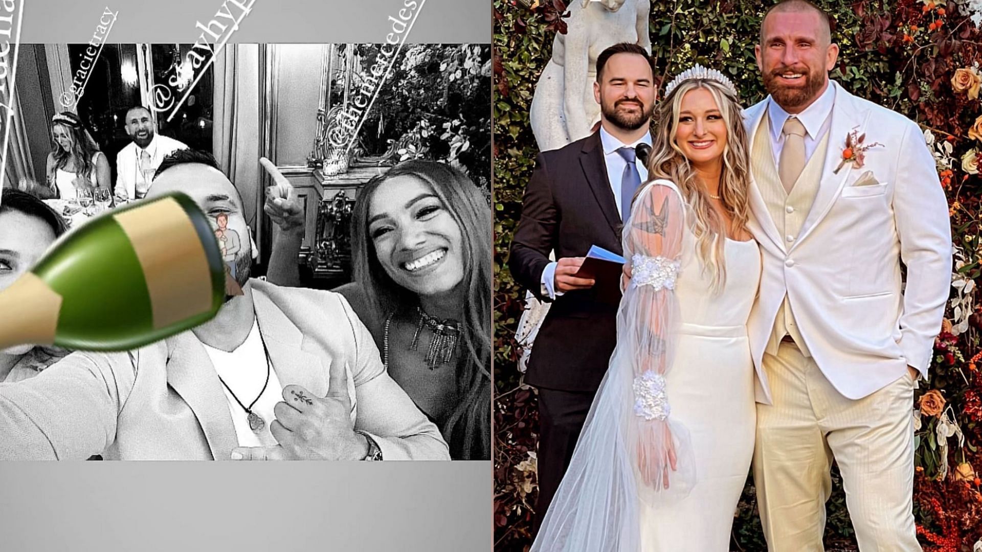Mojo Rawley tied the knot with his longtime girlfriend
