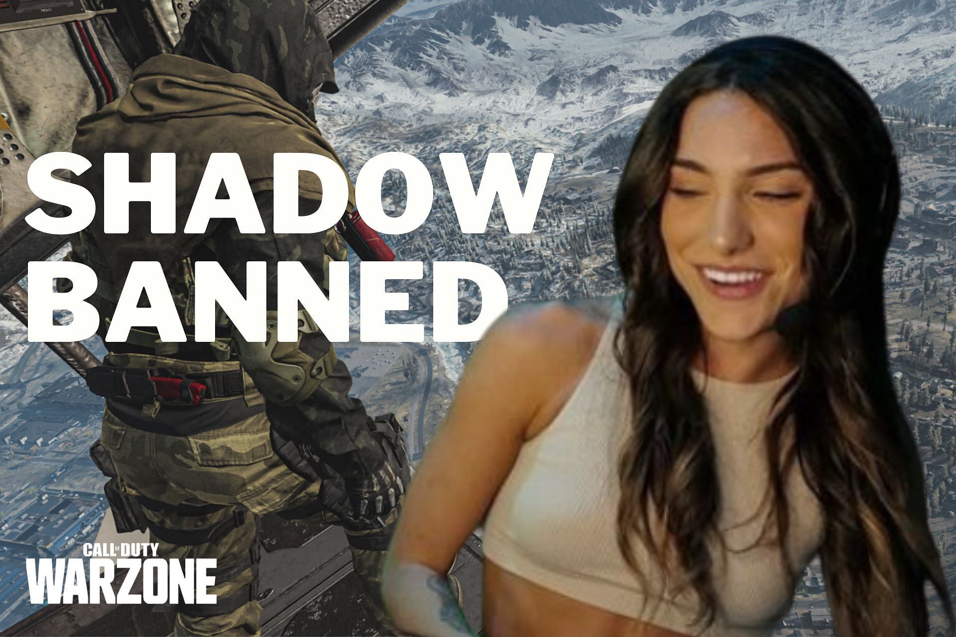 Call of Duty: Warzone streamer Nadia has allegedly been shadow banned from the game (Image via Sportskeeda)