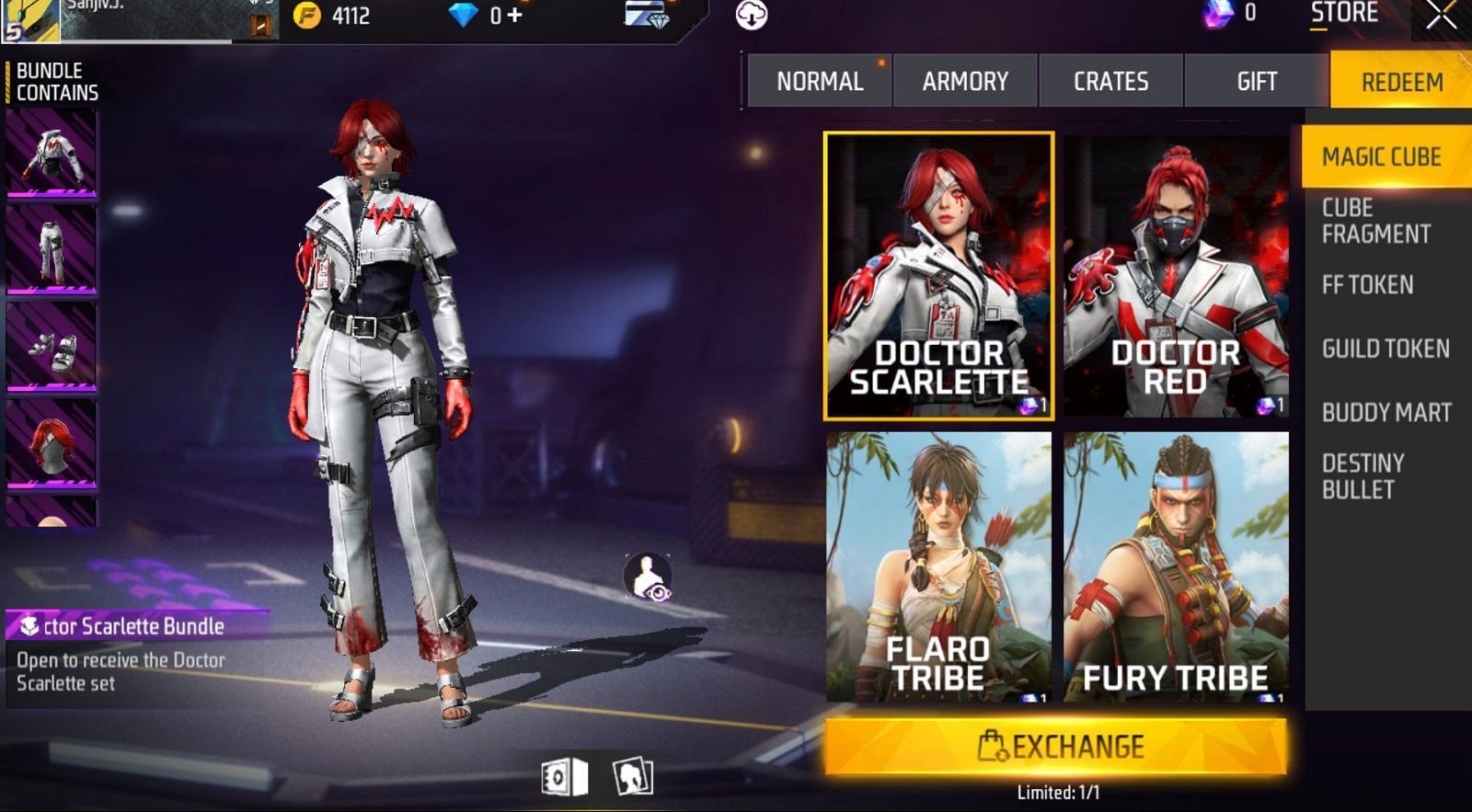 Doctor Scarlette बंडल (Image via Garena)