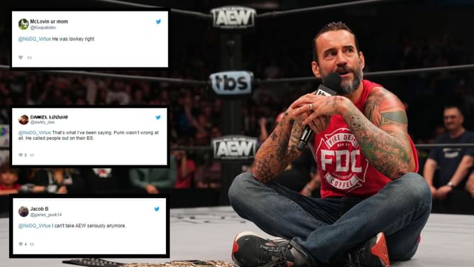 "Punk doesn't lie" - Twitterati agrees with CM Punk's infamous 'I work with f**cking children' statement after another alleged backstage incident between two AEW stars surfaces