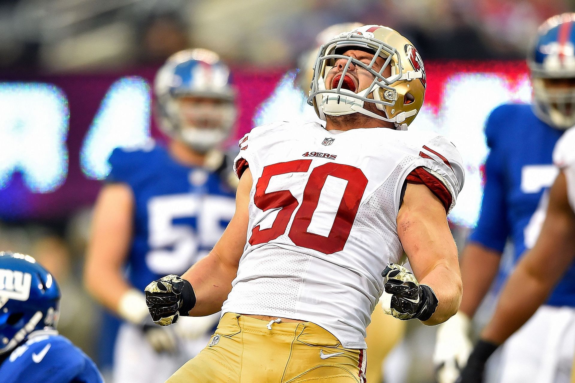 San Francisco 49ers LB Chris Borland