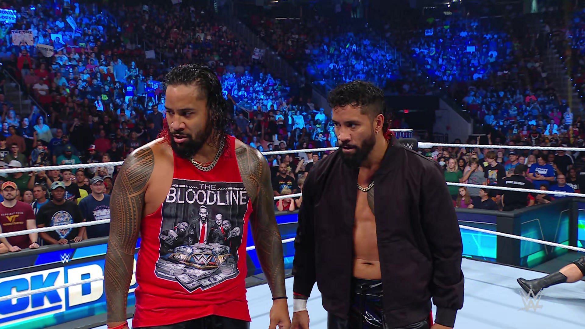 The Usos on SmackDown