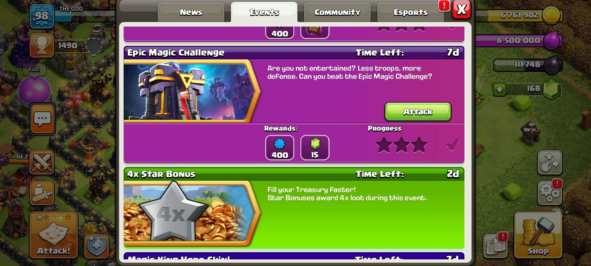 Events are added quite frequently (Image via Supercell)