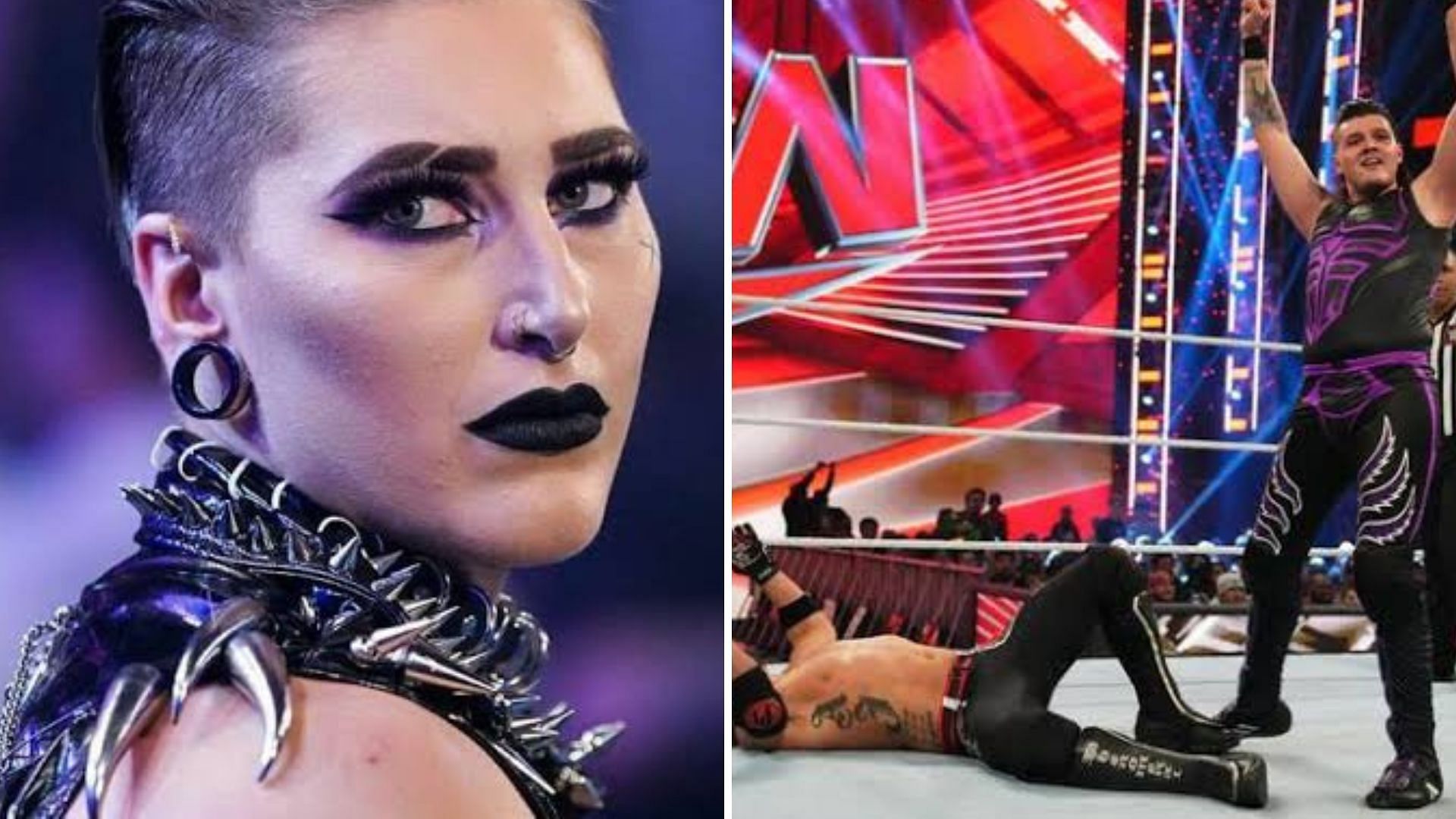 Rhea Ripley reacts after AJ Styles loses on WWE RAW