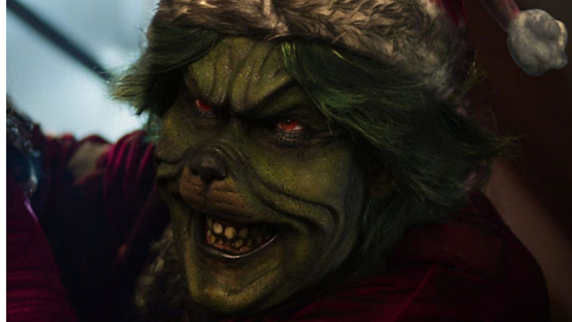 A still from the new Grinch horror movie (Image via @crybabyfuell/Twitter)