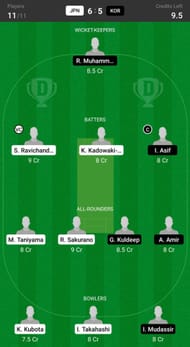 Japan vs South Korea Fantasy suggestion #2