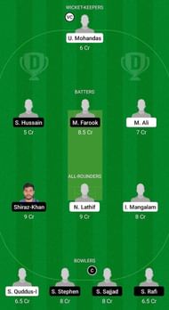 NCMI vs SAI Fantasy Suggestion Team 2