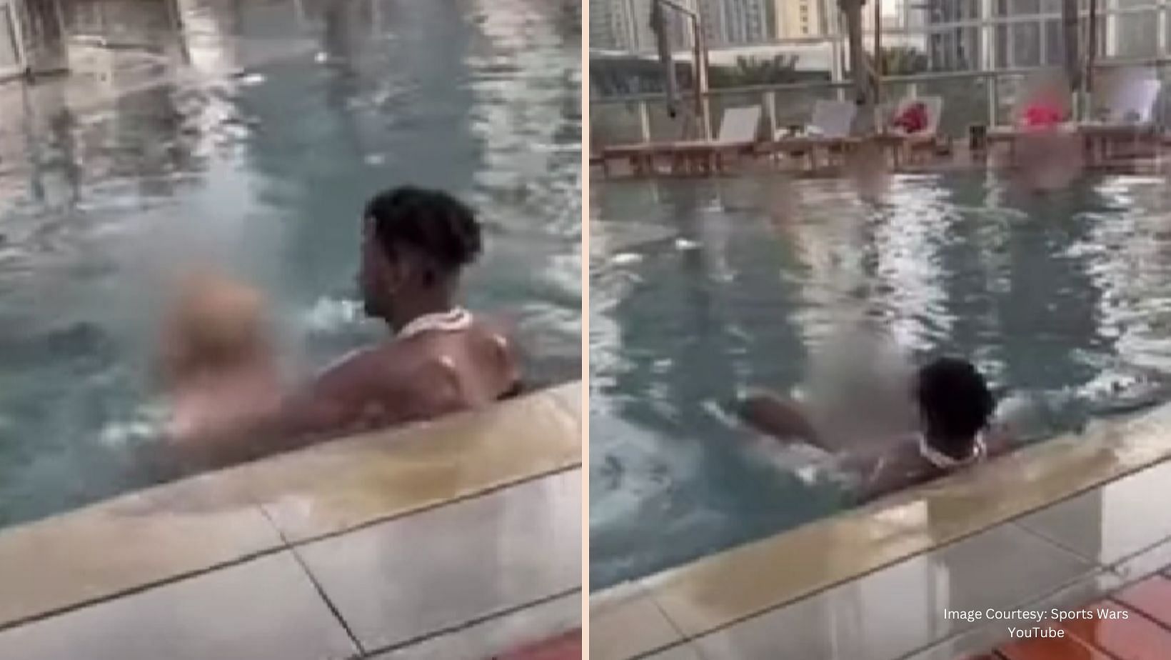 Antonio brown pool video unsensored