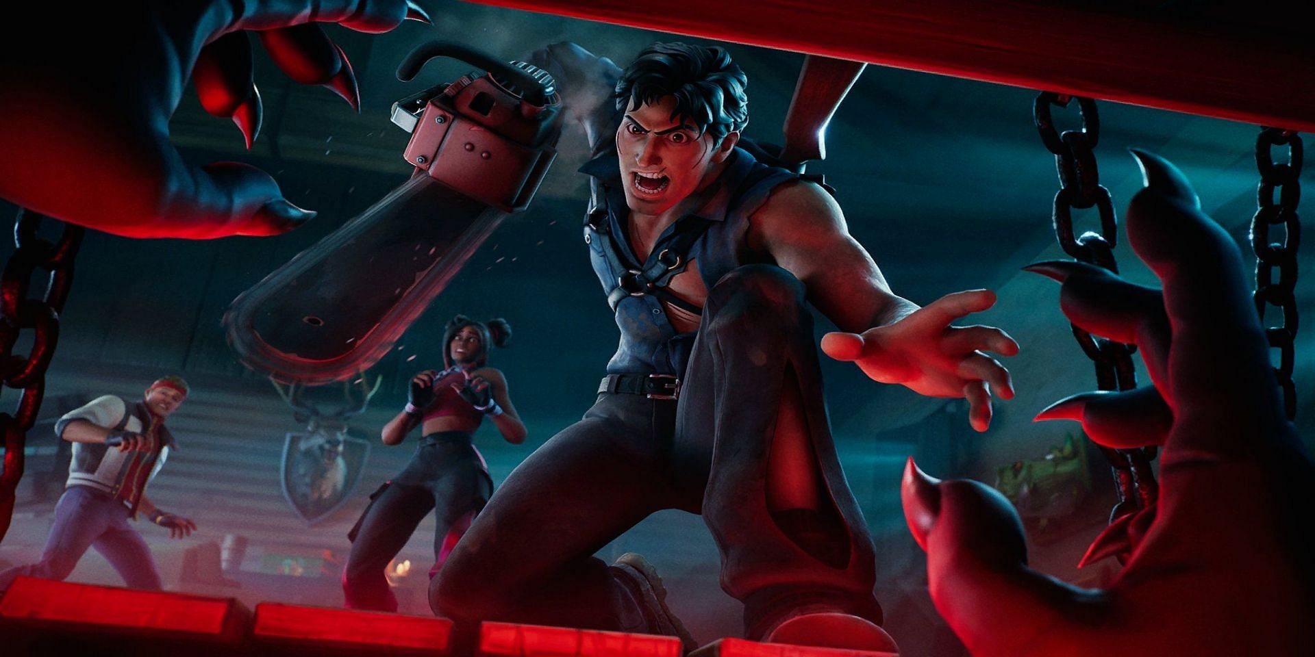 La Collaboration Fortnite X Evil Dead Arrive Également Dans Le Jeu (Image Via Epic Games)